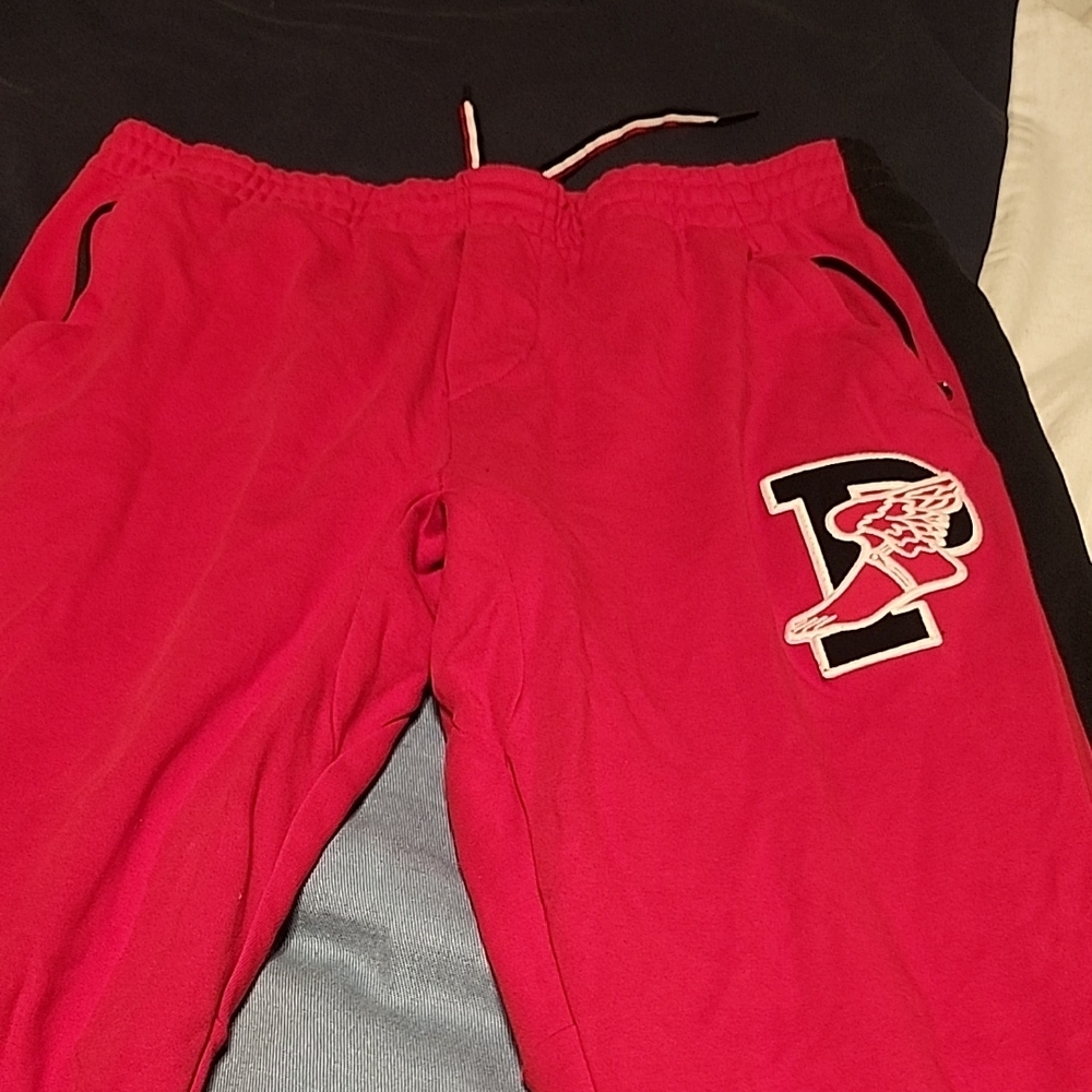 Polo by Ralph Lauren Red Joggers with Logo